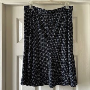 Talbots flare skirt